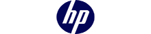 HP Logo small featuring H and P in blue circle on white background.
